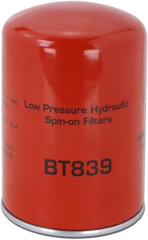 BT839 Heavy Duty Hydraulic Filter Compatible with Bobcat Ford Toro Vermeer John Deere New Holland Replaces 1A9023 8057000 HF6057 6516722 107249 7700040 (1 PCS) in Kuwait