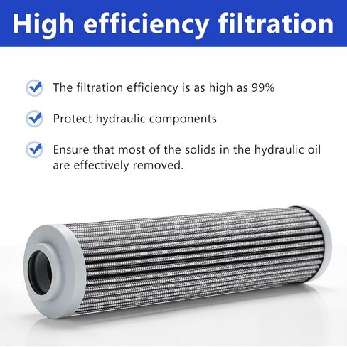 1551101001 Hydraulic Filter - Fit for Takeuchi TL10,TL10V2,TL12,TL120,TL126,TL12R2,TL12V2,TL130,TL140,TL150,TL220,TL230,TL240,TL250,TL26,TL6R,TL8,TL8R2 - Replace AT204010 SH63715 in Kuwait
