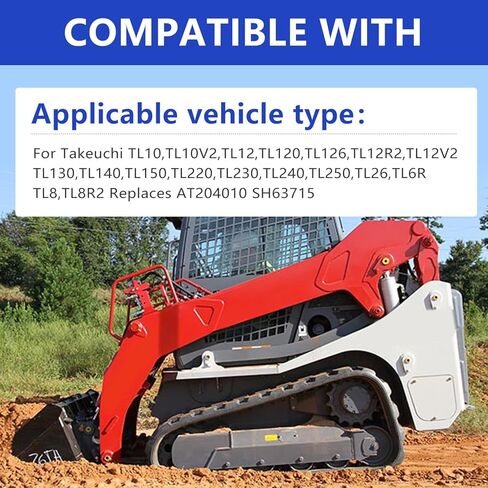 1551101001 Hydraulic Filter - Fit for Takeuchi TL10,TL10V2,TL12,TL120,TL126,TL12R2,TL12V2,TL130,TL140,TL150,TL220,TL230,TL240,TL250,TL26,TL6R,TL8,TL8R2 - Replace AT204010 SH63715 in Kuwait