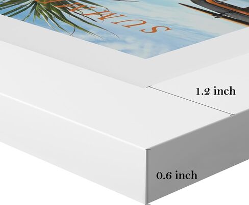 eletecpro CD Frame 6.3x11.8 Inch with Double Sided Mat (Black&White), Classic CD Display Frame Made of Engineered Wood and Acrylic Cover for Music CD and Booklet, Signed CD Wall Display Case in Saudi Arabia