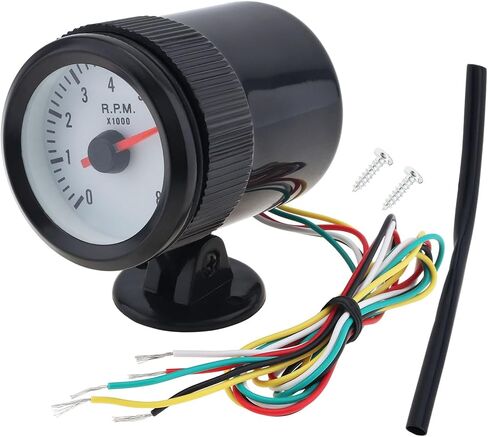 مقياس مقياس سرعة الدوران 8020BL ، 2 بوصة 52 ملم 12 فولت الأزرق LED 0-8000 دورة في الدقيقة مقياس القياس القياسي القياسي مع مستشعر للسيارة/القارب/الشاحنة/ATV in Kuwait