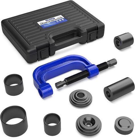 10-Piece Ball Joint Press Kit, Ball Joint Removal Tool Kit w/Universal Adapters and Sockets for Most 2WD/4WD Cars, Trucks and SUVs in Kuwait