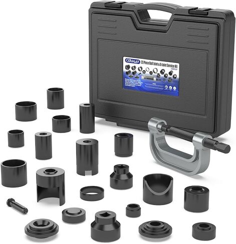 10-Piece Ball Joint Press Kit, Ball Joint Removal Tool Kit w/Universal Adapters and Sockets for Most 2WD/4WD Cars, Trucks and SUVs in Kuwait