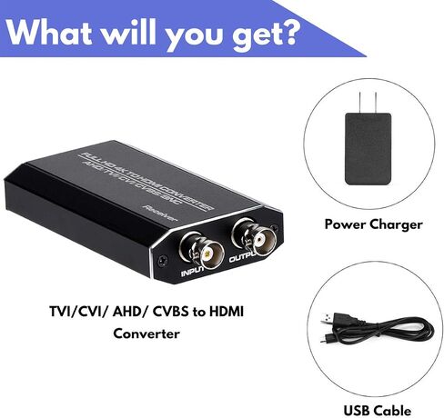 محول HDMI إلى AHD، محول HDMI إلى AHD مع AHD Loopout 500M مكرر لـ HD CCTV في الهواء الطلق مراقبة أمن المنزل نظام كاميرا IP AHD DVR NVR مسجل فيديو in Kuwait