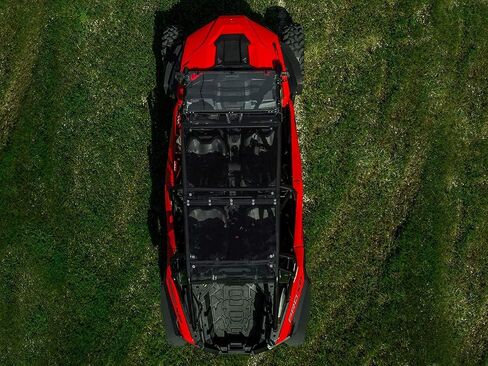 SuperATV Dark Tinted Polycarbonate Roof for 2020+ Polaris RZR PRO XP 4 / Turbo R 4 - 1/4" Polycarbonate | Rattle-Free Fit | Sealed Edges to Prevent Leaking | USA Made in Kuwait