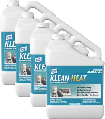 W. M. Barr & Company Inc Kleanheat Lamp Fuel for kerosene kifts ومصابيح الزيت ، أربعة أباريق 120 أوقية in Saudi Arabia
