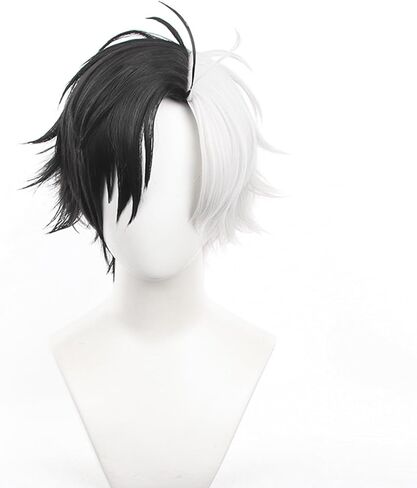 Yellow Wig for Kei Tsukishima Cosplay Wig Haikyuu Costume Men Short Anime Natural Soft Party Hair Wigs with Wig Cap in Kuwait