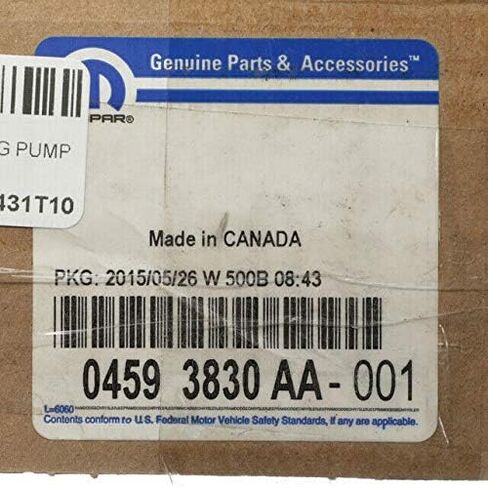 Mopar 4593830AA Original Equipment Power Steering Pump Pulley in Saudi Arabia
