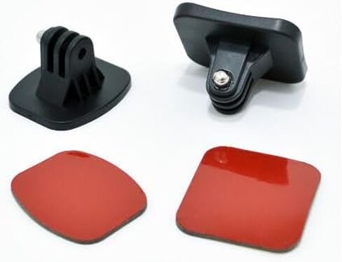 4pcs/set Sport Camera Flat Curved 3M Adhesive Helmet Bracket Base Fit for GoPro Hero in Saudi Arabia