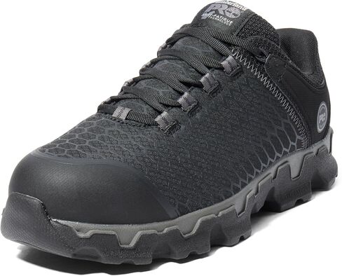 Timberland PRO Men's Powertrain Sport Alloy Safety Toe Static Dissipative Athletic Industrial Work Shoe, Black/Grey-2024 New, 12 in Saudi Arabia