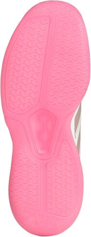 adidas Women's Avaflash Tennis Sneaker, White/Silver Metallic/Lucid Pink, 7.5 in Saudi Arabia