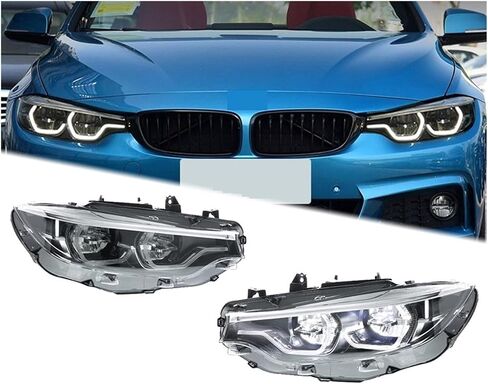 13-20 Compatible for 4 Series headlight assembly F32 retrofitted with high LED spoon day running light steering(6 stitches 16-20) in Kuwait