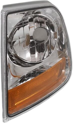 OKJHFD 2PCS المصباح الأمامي الجانب الأيسر عدسة شفافة واضحة مع المصابيح الأمامية لمفكرة FORD لـ F150 BASE 97-00 & LARIAT/XL/XLT 97-03 و 99-03 لـ F250 BASE/LARIAT/XL/XLT 97-99 in Kuwait