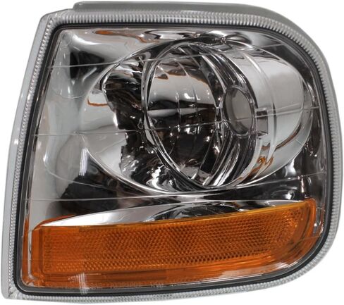 OKJHFD 2PCS المصباح الأمامي الجانب الأيسر عدسة شفافة واضحة مع المصابيح الأمامية لمفكرة FORD لـ F150 BASE 97-00 & LARIAT/XL/XLT 97-03 و 99-03 لـ F250 BASE/LARIAT/XL/XLT 97-99 in Kuwait