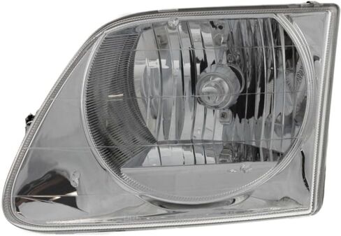 OKJHFD 2PCS المصباح الأمامي الجانب الأيسر عدسة شفافة واضحة مع المصابيح الأمامية لمفكرة FORD لـ F150 BASE 97-00 & LARIAT/XL/XLT 97-03 و 99-03 لـ F250 BASE/LARIAT/XL/XLT 97-99 in Kuwait