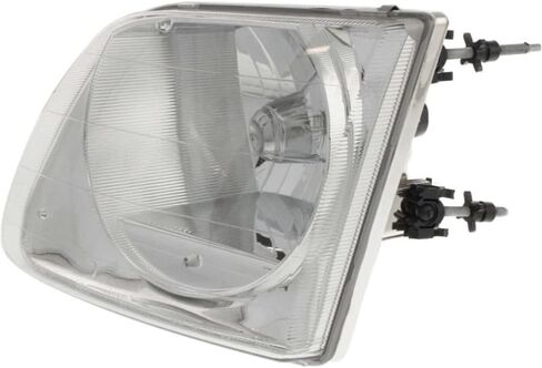 OKJHFD 2PCS المصباح الأمامي الجانب الأيسر عدسة شفافة واضحة مع المصابيح الأمامية لمفكرة FORD لـ F150 BASE 97-00 & LARIAT/XL/XLT 97-03 و 99-03 لـ F250 BASE/LARIAT/XL/XLT 97-99 in Kuwait