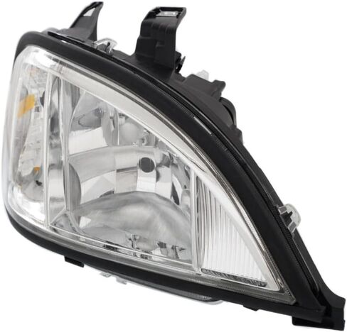 2pcs Headlight Left Right Side Clear Lens Headlamp for Freightliner for Columbia 112 04-14 & 120 04-15 & Base 11-14 Without Bulb(S)-Assembly (2) Headlights 8885201 13183849 in Saudi Arabia