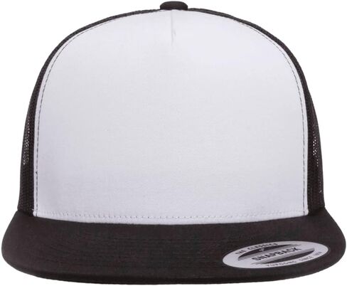 Yupoong 5-Panel YP Classic Trucker Cap | High Profile Flat Visor Snapback | OSFM | Bulk Packs Available in Kuwait