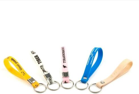 Custom Silicone Keychains -10/30/50/100 pack Customized Key Rings for Cellphone Backpack for Men Women Teens in Kuwait