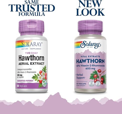 Solaray One Daily Hawthorn Extract ملحق ، 600 ملغ | 30 العد in Saudi Arabia