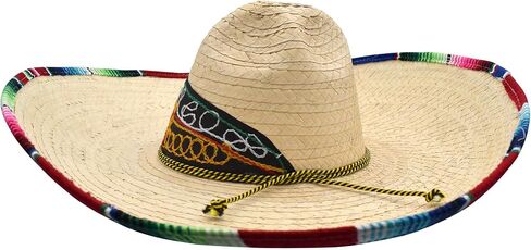 Nicky Bigs Novelties العملاق التقليدي Sombrero Charro Hat كبير الحجم الكبير Cinco de Mayo Fiesta Hats للرجال والنساء والمراهقين in Saudi Arabia