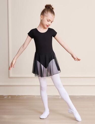 ثياب باليه Dipug للبنات ، فستان رقص للرقص مع تنورة قصيرة من راقصة الباليه بويرينا in Kuwait