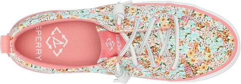 Sperry Women's Crest Vibe Seasonal Sneaker, Pink Stripe, 6 in Saudi Arabia