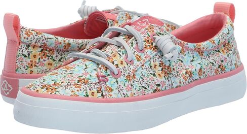 Sperry Women's Crest Vibe Seasonal Sneaker, Pink Stripe, 6 in Saudi Arabia