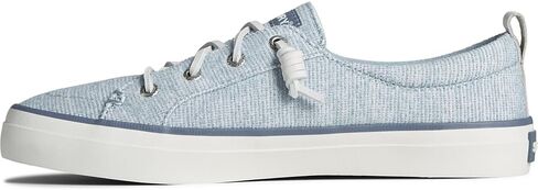 Sperry Women's Crest Vibe Seasonal Sneaker, Pink Stripe, 6 in Saudi Arabia