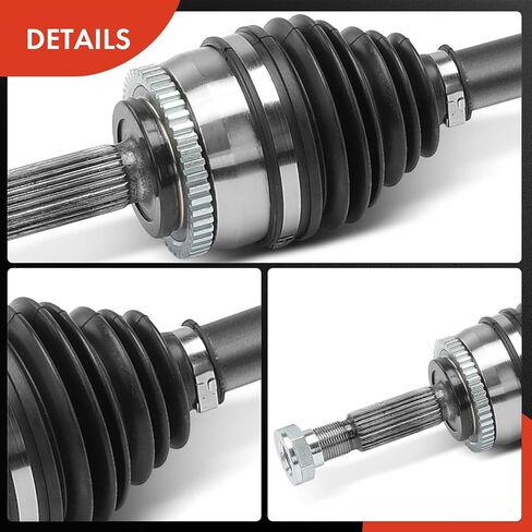 A-Premium CV Axle Shaft Assembly Compatible with Hyundai Accent 2018-2021 & Kia Rio 2018-2020, Front Left Driver Side, Replace# 49500H9300 in Saudi Arabia