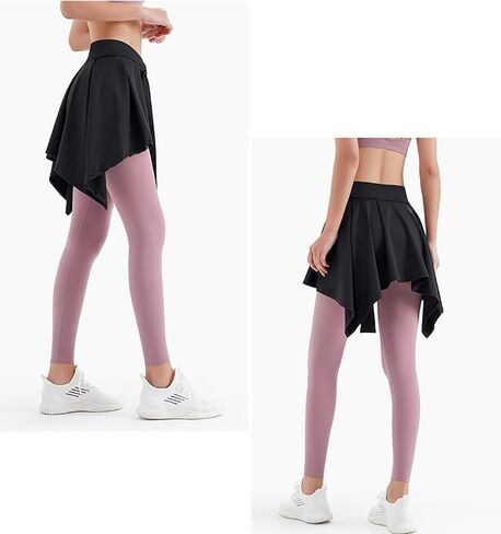 Women's Yoga Wrap Skirt Tennis One Piece Cover Up Athletic Sport Wrap Short Skirts Self Tie in Saudi Arabia