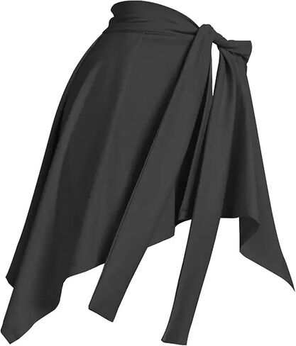 Women's Yoga Wrap Skirt Tennis One Piece Cover Up Athletic Sport Wrap Short Skirts Self Tie in Saudi Arabia