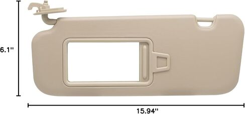 Driver Left & Passenger Right Sun Visor Compatible with Hyundai Elantra 2016-2020 without Sunroof Replaces# 85210-F2100-TTX 85220-F2100-TTX Color Gray in Kuwait