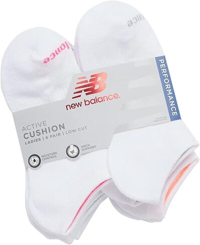 New Balance Women's, Performance Lowcut Socks - 6 pairs in Saudi Arabia