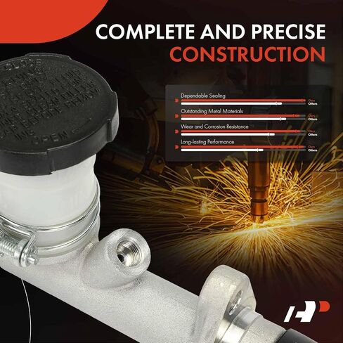 A-Premium Clutch Master Cylinder with Reservoir Compatible with Jeep YJ Series Wrangler 1987-1990, Replace# 53004466 in Saudi Arabia