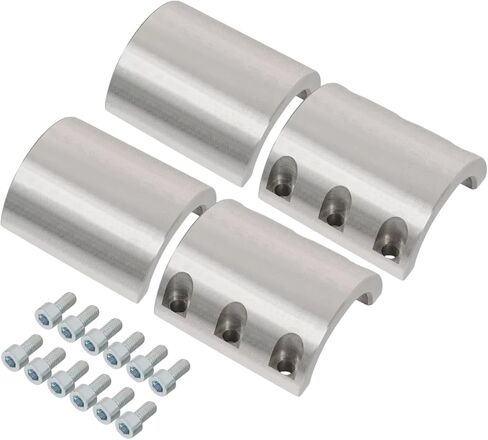 UTVDistribution Universal Fabrication Connector Tube Clamp 1-3/4" 2 Pack Long in Saudi Arabia