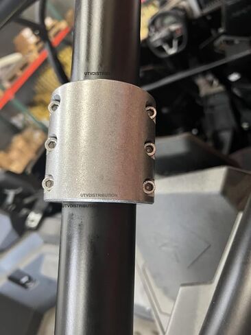 UTVDistribution Universal Fabrication Connector Tube Clamp 1-3/4" 2 Pack Long in Saudi Arabia