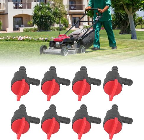 Topincn 8pcs 1/4in الوقود قطع صمام 90 درجة إغلاق صمام الصمام المستقيم من أجل MTD ل Cub Cade Fuel Gas 1/4 90 درجة صمام Cutoff Petcock in Saudi Arabia