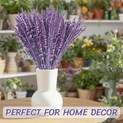 Dried Lavender Flower Bundle for Vase Decor – 15''-17'' 2oz(56g) Preserved Purple Flower Bouquet Floral for Wedding Table Home Decor DIY Craft, Dry Live Plants, Fragrance in Saudi Arabia