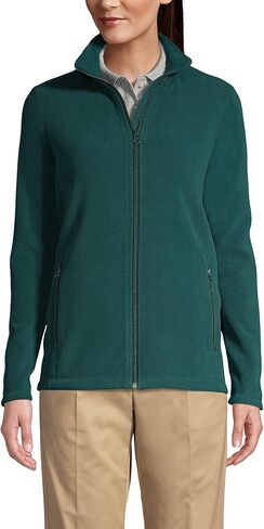Lands' End Women's Full-Zip Mid-Weight Fleece Jacket in Saudi Arabia