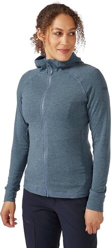 Rab Women's Nexus Hoody - Full-Zip Lightweight Fleece Jacket for Hiking & Climbing in Saudi Arabia