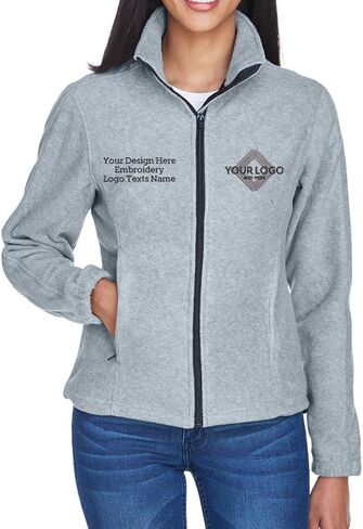 INK STITCH Women 8481 Custom Embroidery Add Logo Texts Iceburg Warm Full zip Fleece Jackets in Saudi Arabia