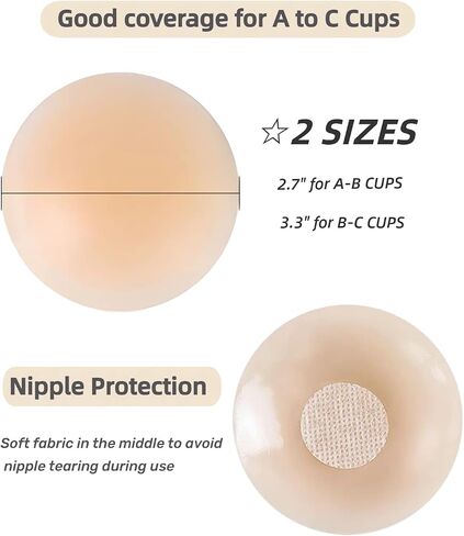 Grace Form Nipple Cover Cover Nipple Cover for Women Nipple Fasties 2 أزواج من أغطية الحلمة in Kuwait