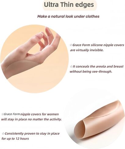 Grace Form Nipple Cover Cover Nipple Cover for Women Nipple Fasties 2 أزواج من أغطية الحلمة in Kuwait
