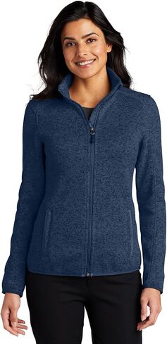 Port Authority Ladies Sweater Fleece Jacket. L232 in Saudi Arabia