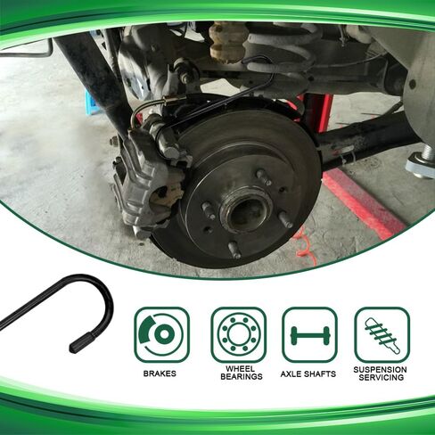 شماعات الفرجار 2PCS الفرامل ، أداة الفرجار الفرامل ، خطافات الفرجار الفرامل مع أطراف المطاط ، أدوات السيارات المقاومة للصدأ العالمية العالمية لمحور الفرامل ونظام العيوب (الأزرق ، 2pcs) in Saudi Arabia