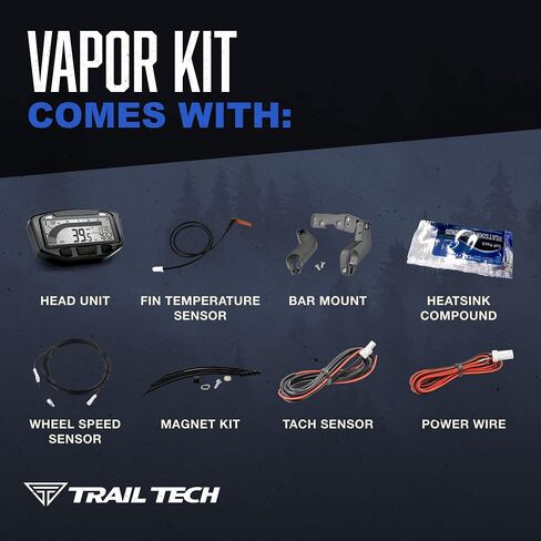 Trail Tech Vapor Kit ، KTM ، HusQ ، 2019-2021 Gasgas (2021 and Up) ، Black ، (752-109) in Saudi Arabia