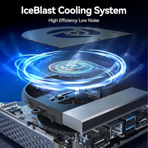 كمبيوتر صغير GEEKOM XT13 Pro، كمبيوتر صغير Intel i7-13620H من الجيل الثالث (10C/16T يصل إلى 4.9 جيجاهرتز)، ذاكرة وصول عشوائي DDR4 سعة 32 جيجابايت و1 تيرابايت PCIe Gen 4 SSD كمبيوتر مكتبي صغير 8K UHD/شاشة رباعية/USB4.0/WiFi 6E/BT5 .2/2.5G لان in Kuwait