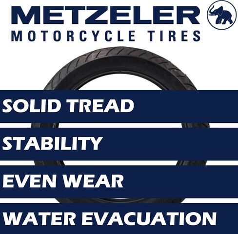 Metzeler Cruisetec V-Twin Motorcycle Front, Rear, Combos Tires - Performance Perfected for Cruiser, Custom & Heavy Tourers w/Enhanced Handling & Comfort - with Keychain (130/60B21 63H) in Kuwait