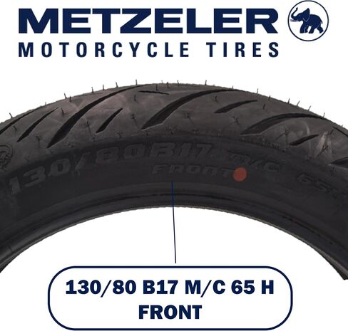 Metzeler Cruisetec V-Twin Motorcycle Front, Rear, Combos Tires - Performance Perfected for Cruiser, Custom & Heavy Tourers w/Enhanced Handling & Comfort - with Keychain (130/60B21 63H) in Kuwait